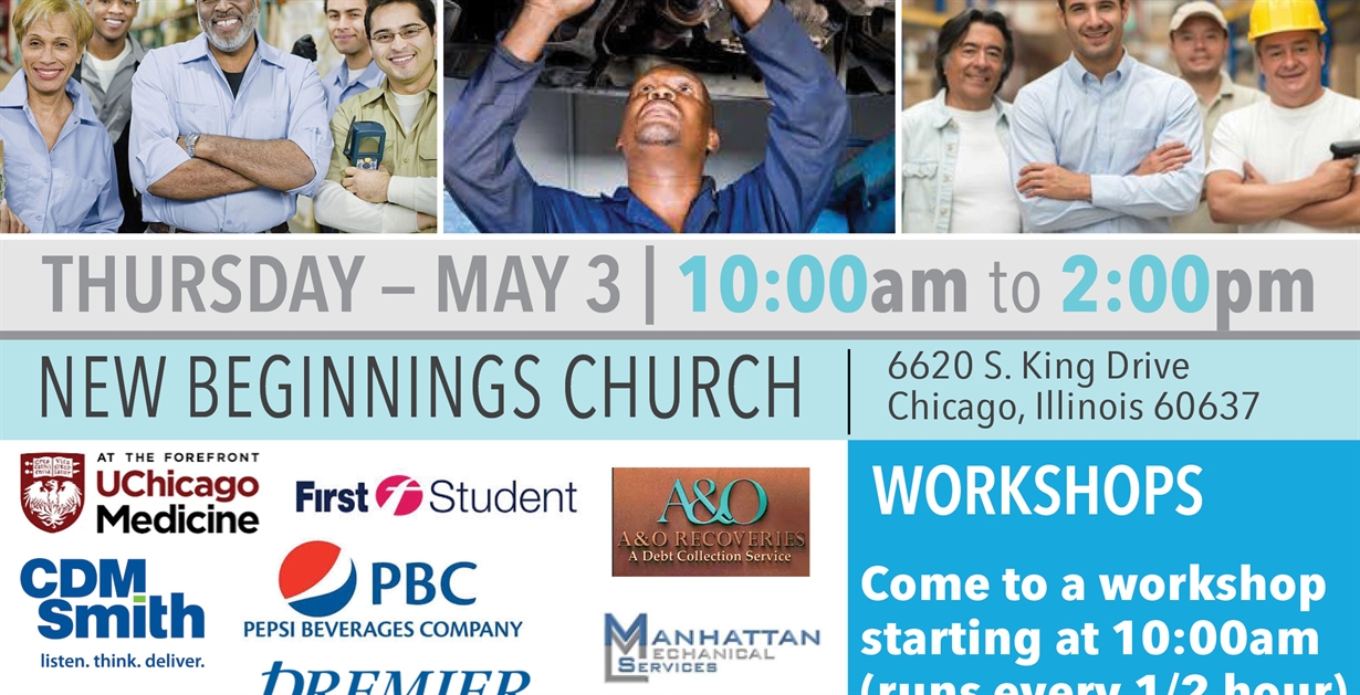 Chicago Job Fair May 3rd, 2018 — Englewood Portal