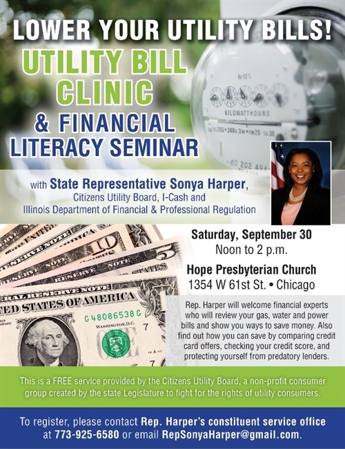 Utility Bill Clinic & Financial Literacy Seminar